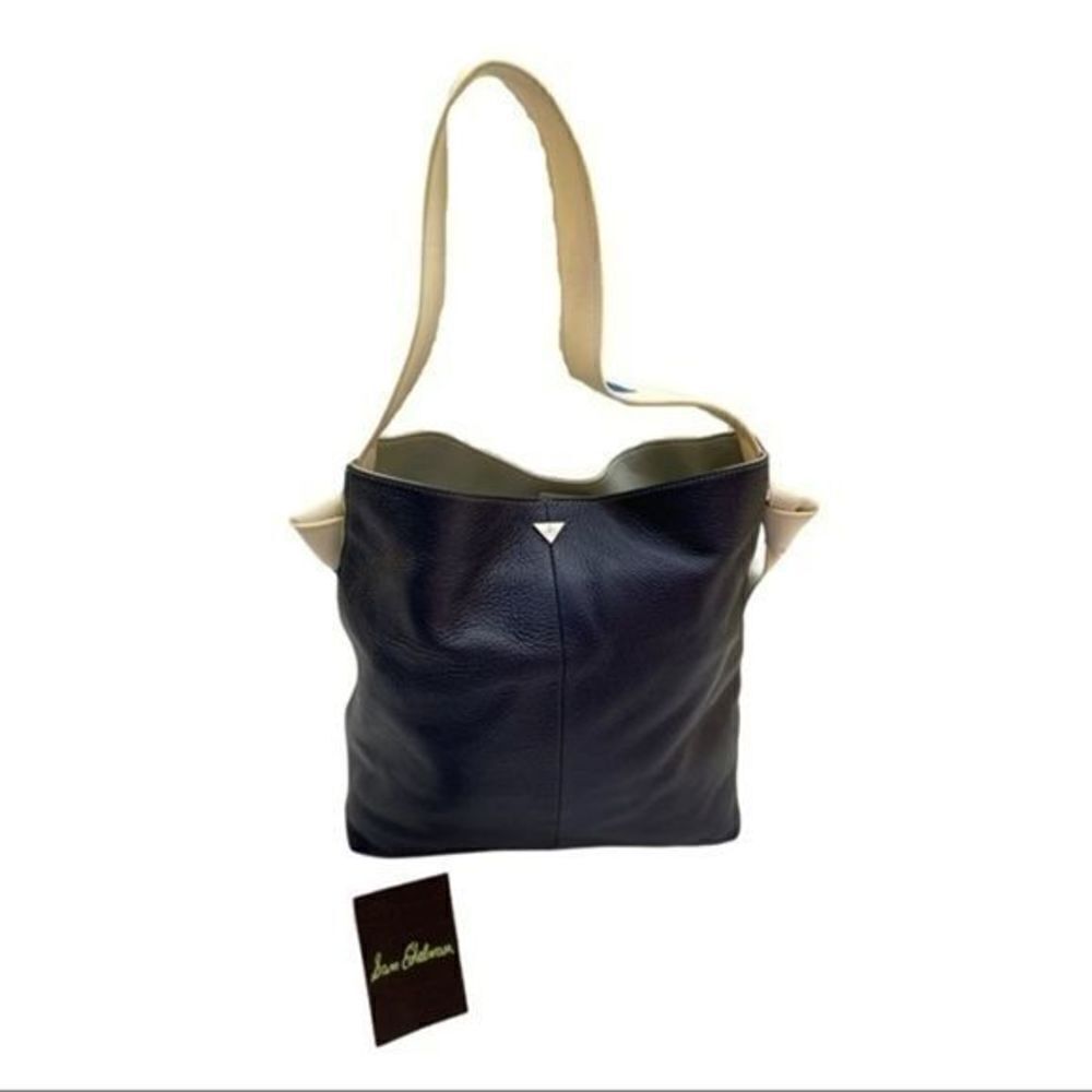 Sam Edelman Audrey Leather Hobo Bag in Denim multi